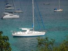 Bénéteau Oceanis 44 CC: At anchor in Martinique